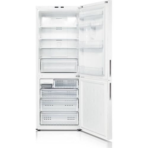 SAMSUNG - RL4323RBAWW - Réfrigérateur Combiné - 435L (303L + 132L) - Froid ventilé intégral - A++ - L70cmxH185cm - Blanc - Photo n°2; ?>