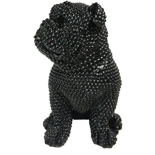 Sculpture chien polyrésine noire Zoorin - Photo n°2; ?>