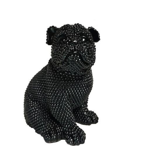 Sculpture chien polyrésine noire Zoorin - Photo n°3; ?>