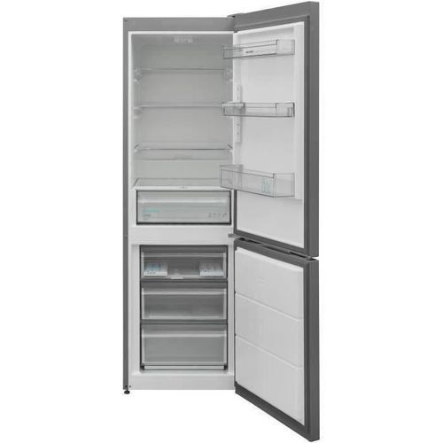 SHARP Réfrigérateur Combiné 341L (234+107L) - Froid ventilé - L57xH186cm - Inox - Photo n°2; ?>