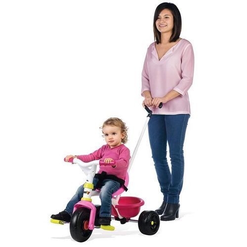 SMOBY Tricycle Enfant Evolutif Be Fun Rose - Photo n°2; ?>