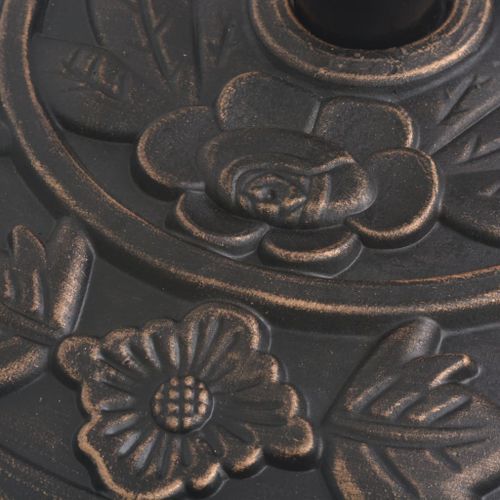 Socle De Parasol En Résine Demi-cercle Bronze 9 Kg 18 Socle de parasol en résine demi-cercle Bronze 9 kg - Photo n°2; ?>