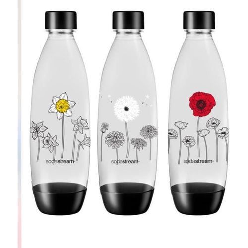 SODASTREAM Pack de 3 bouteilles de gazéification grand modele Winter flower - Photo n°3; ?>