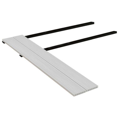 Solives de terrasse 6 pcs Noir 170x8,5x4,5 cm WPC - Photo n°2; ?>