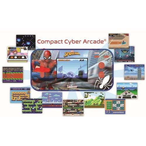 SPIDER-MAN Console de jeux portable enfant Compact Cyber Arcade LEXIBOOK - 150 jeux - Photo n°2; ?>