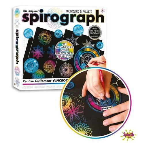 Spirograph - scratch & sparkle avec feuilles magiques - Photo n°2; ?>