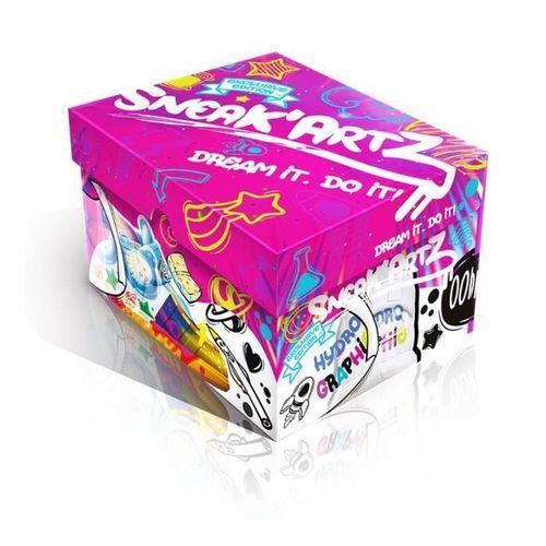 SPLASH TOYS - Sneak'Artz Shoebox Série 2 - Boîte Fuschia - Photo n°2; ?>