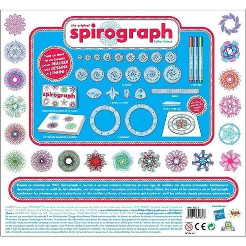 SPLASH TOYS - Spirograph Deluxe Kit + palette stylo néon et glitter - Photo n°2; ?>