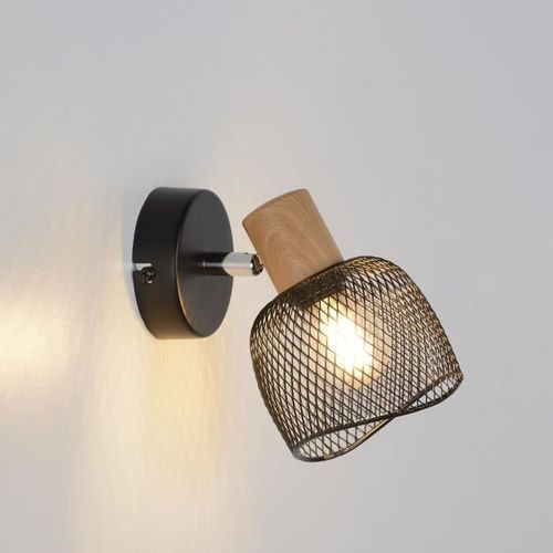 Spot Ottawa - Métal - 1 L - E14 - 25 W - Noir - COREP - Photo n°3; ?>