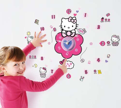 Stickers horloge Hello Kitty - Photo n°2; ?>