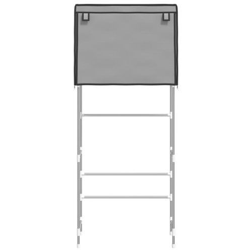 Support de rangement 2 niveaux sur la machine à laver Gris Fer - Photo n°3; ?>
