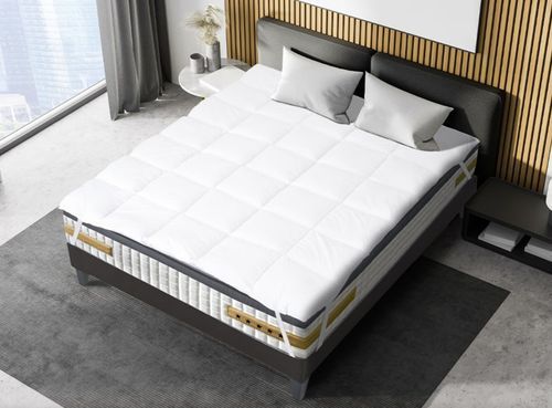 Surmatelas Chambord duvet et plumes 6 cm - Ultra confortable - Photo n°2; ?>