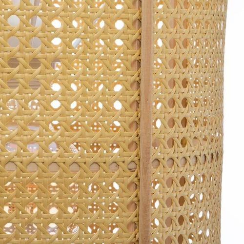 Suspension cannage en bambou - Ø 28 cm - Beige - Photo n°3; ?>