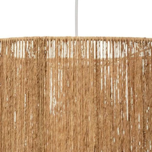 Suspension en corde - E27 - 40 W - H. 32,5 cm - Beige - Photo n°3; ?>