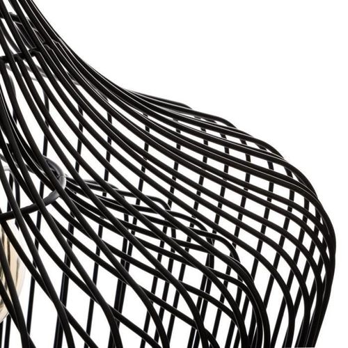 Suspension en métal - Ø 40 cm - Noir - Photo n°3; ?>