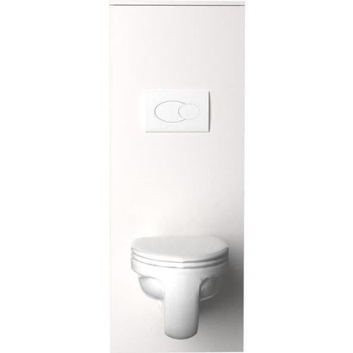 SWEAT Aménagement pour WC - Blanc - L 53 x P 27 x 140 cm - Photo n°2; ?>