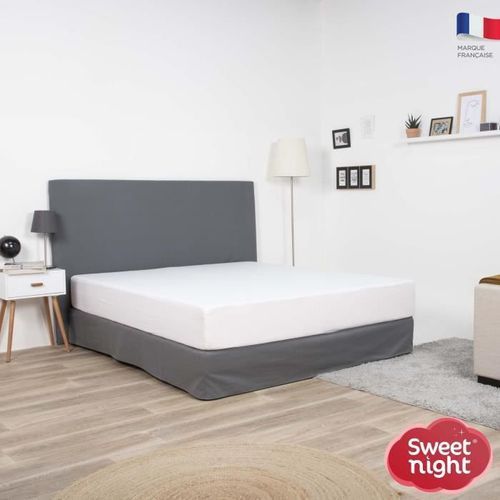SWEET NIGHT Protege Matelas Imperméable - 160 X 200 Cm - Blanc 8 SWEET NIGHT Protege matelas imperméable - 160 x 200 cm - Blanc - Photo n°2; ?>