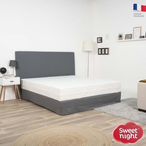 SWEET NIGHT Rénove matelas imperméable - 160 x 200 cm - Blanc - Photo n°2; ?>