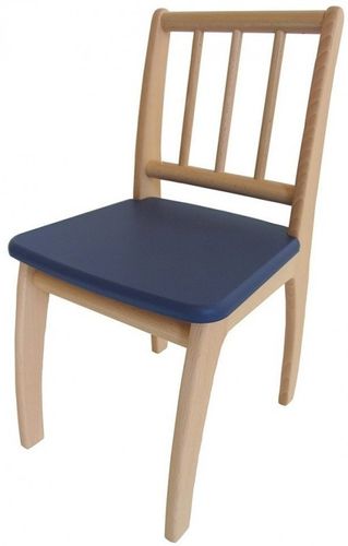 Table 2 chaises 1 banc coffre multicolore Bambino - Photo n°3; ?>