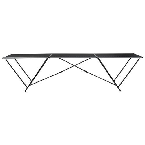 Table à coller pliable MDF et aluminium 300 x 60 x 78 cm - Photo n°3; ?>