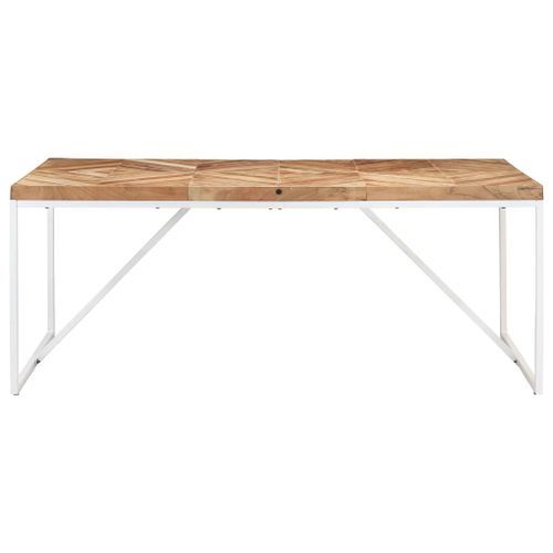 FAC Table de salle à manger 180x90x76 cm Bois d'acacia massif