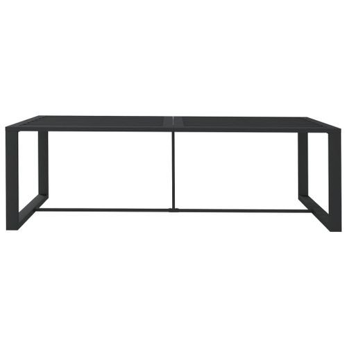 Table à dîner d'extérieur Anthracite 120x60x66 cm Aluminium - Photo n°3; ?>