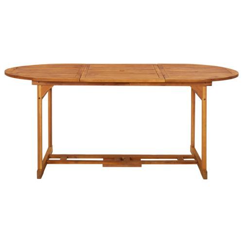 Table à dîner de jardin 180x90x75 cm Bois d'acacia solide 2 - Photo n°2; ?>