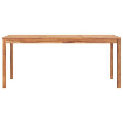 Table à dîner de jardin 180x90x77 cm Bois de teck massif - Photo n°2; ?>