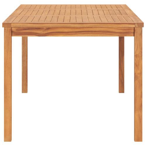 Table à dîner de jardin 180x90x77 cm Bois de teck massif - Photo n°3; ?>