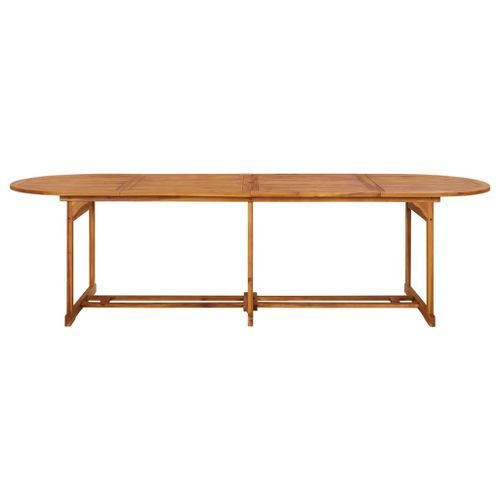 Table à dîner de jardin 280x90x75 cm Bois d'acacia massif - Photo n°2; ?>