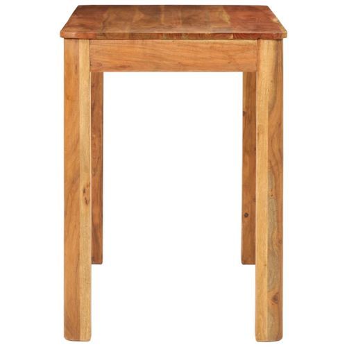 Table à manger 110x55x76 cm bois d'acacia massif - Photo n°3; ?>