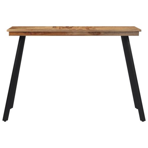 Table à manger 120x62x76 cm bois massif de teck - Photo n°2; ?>