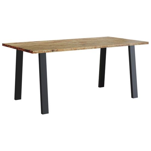 Table à manger 150x90x75 cm bois d'acacia solide - Photo n°2; ?>