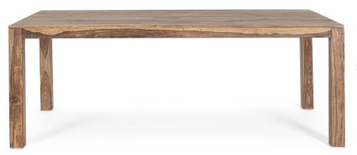 Table à manger bois clair de Sheesham Klazik 200 cm - Photo n°2; ?>