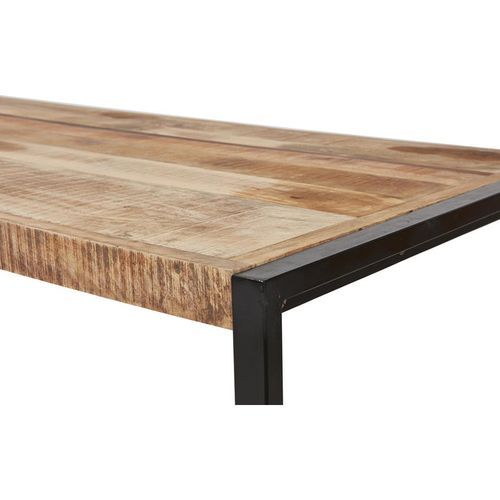 Table à manger bois de manguier et acier noir Bela 180 cm - Photo n°3; ?>
