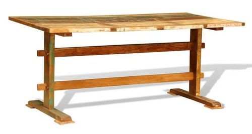 Table à manger bois de récupération massif Oshna 180 cm - Photo n°2; ?>