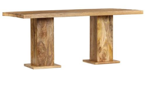 Table à manger bois solide de manguier Joka 180 cm - Photo n°2; ?>