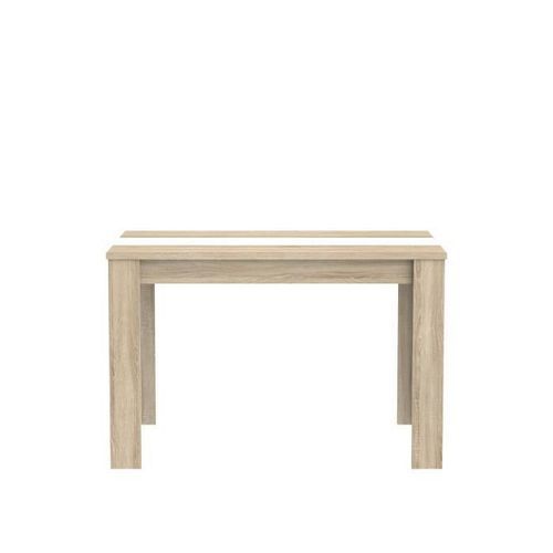 Table a manger de 4 personnes - Décor chene et blanc mat - ELÄMÄ - L 120 x l 80 cm - Photo n°2; ?>