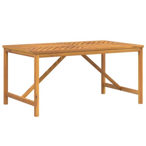 Table à manger de jardin 150x90x74 cm bois d'acacia solide - Photo n°2; ?>