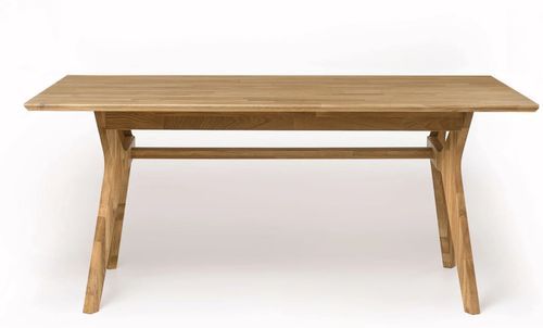 Table à manger en bois de chêne massif Osword 170 cm - Photo n°2; ?>