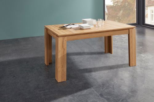 Table à manger extensible 160/200 cm chêne Wotan Koryne - Photo n°2; ?>