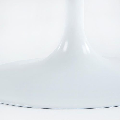 Table à manger ovale marbre blanc Ravies L 200 cm - Photo n°2; ?>