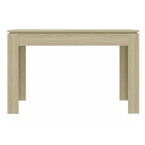 Table à manger rectangulaire bois chêne clair Jonan 120 cm - Photo n°2; ?>