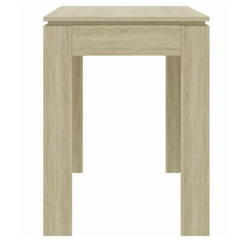 Table à manger rectangulaire bois chêne clair Jonan 120 cm - Photo n°3; ?>