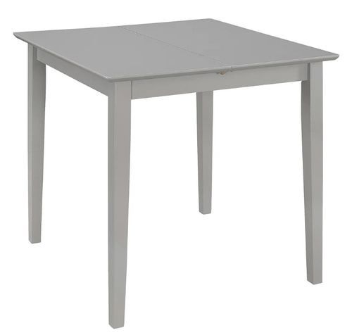 Table à manger rectangulaire extensible bois et hévéa massif gris Linkeo - Photo n°3; ?>