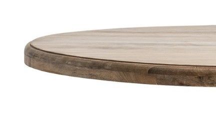 Table à manger ronde bois de manguier Kunila 145 cm - Photo n°3; ?>