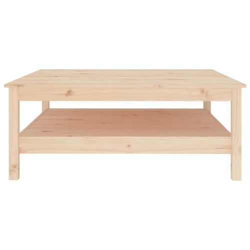 Table basse 100x100x40 cm Bois massif de pin - Photo n°3; ?>