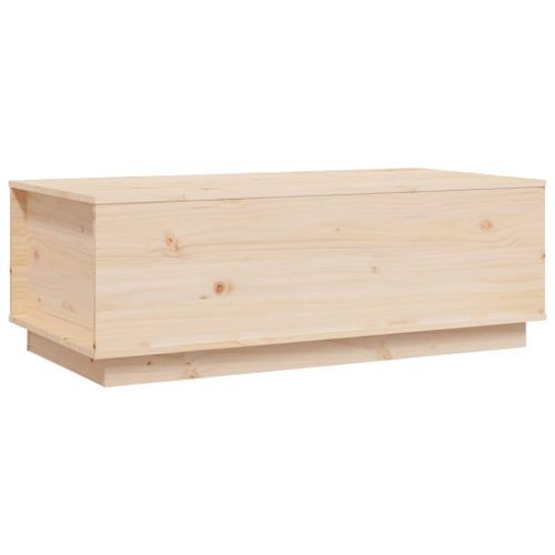 Table basse 100x50x35 cm Bois massif de pin - Photo n°2; ?>