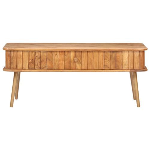 Table basse 100x50x40 cm Bois d'acacia massif 2 - Photo n°3; ?>