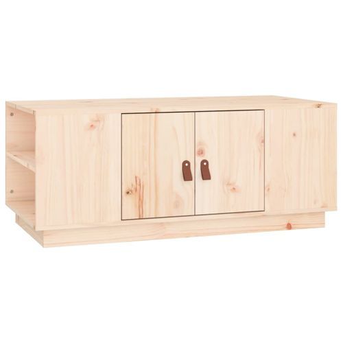 Table basse 100x50x41 cm Bois massif de pin - Photo n°2; ?>